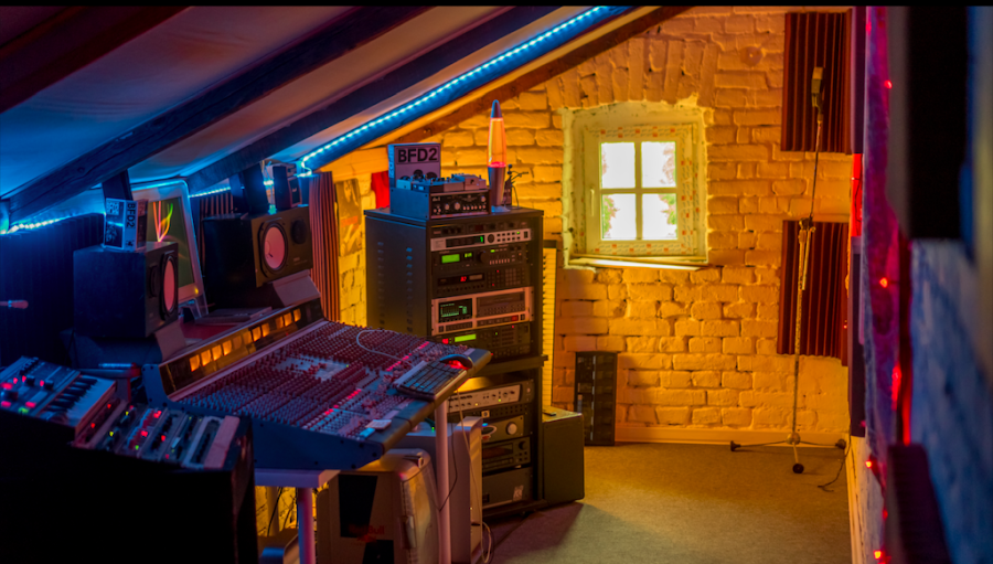 Wesoła 24 Studio (studio nagrań / sala prób / mixroom) — sala prób Lublin